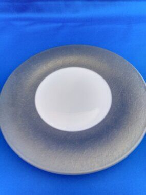 Michael Aram Cast Iron pattern porcelain 7''  plates set of 4 made in Portugal